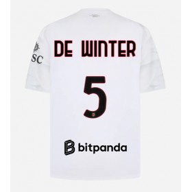 AC Milan Koni De Winter #5 Borte skjorte 2026-27 Kortermet
